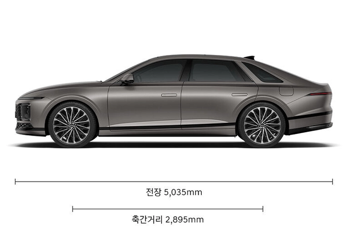 k8 그랜저 비교 그랜저 측면 모습