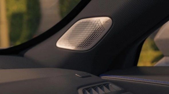 프리미엄 SUV, 캐딜락 SUV, 캐딜락 XT4 페이스리프트 실내 스피커 오디오 