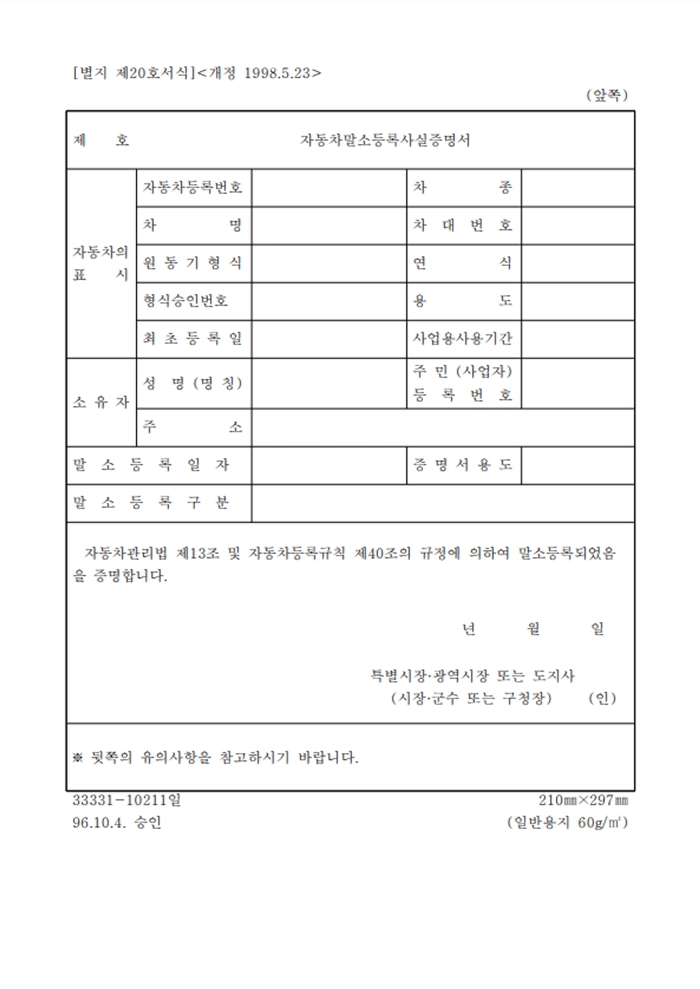 자동차 폐차, 폐차 절차, 폐차 보상금, 폐차장, 헤이딜러, 폐차 시 주의사항