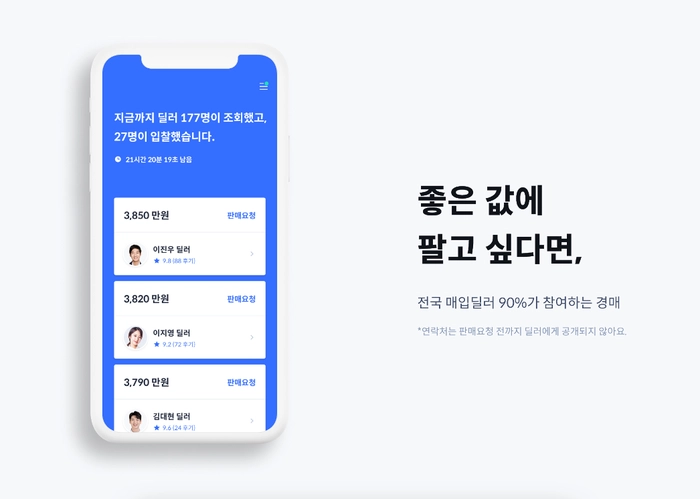 중고 자동차 시세, 헤이딜러, 중고차 사이트, 차량번호 시세조회, 내차팔기