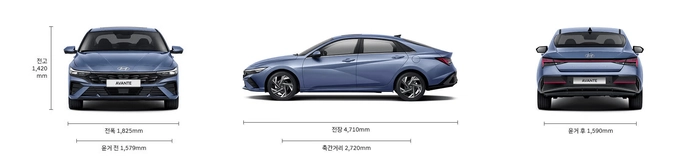 쏘나타 페이스리프트, 더 뉴 아반떼, 쏘나타 디 엣지, 쏘나타 크기, 아반떼 실내