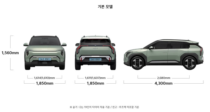 EV3 제원, EV3 가격, EV3 주행거리, EV3 실내, EV3 롱레인지