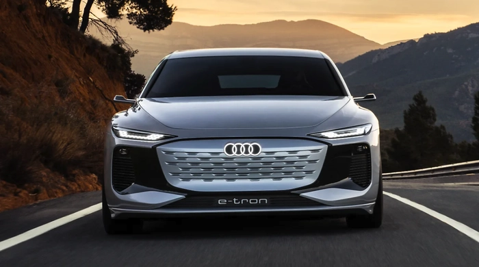 아우디 A6, A6 e-tron, 아우디 전기차, 아우디 이트론 정면