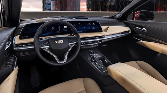 프리미엄 SUV, 캐딜락 SUV, 캐딜락 XT4 페이스리프트 실내
