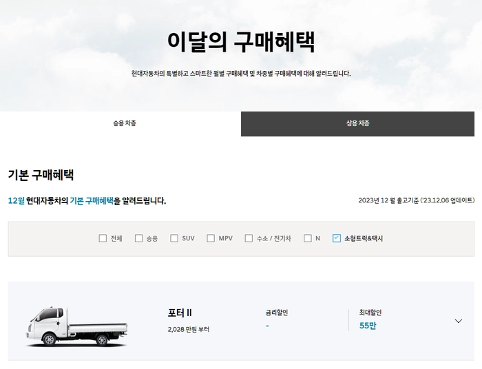 현대 포터2, 포터2 LPG, 현대차, 포터2 신형, 연식변경