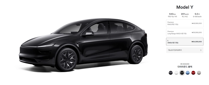테슬라, 모델 Y L, 모델 Y, Model Y, 전기차
