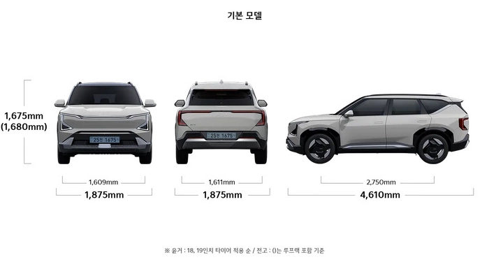 기아 EV5 디자인