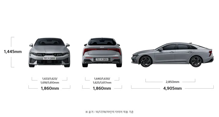 K3 K5 차이, K3 K5 크기 비교, K5 하이브리드 연비, K3 연비, 기아 K5