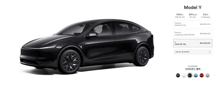 테슬라, 모델 Y L, 모델 Y, Model Y, 전기차