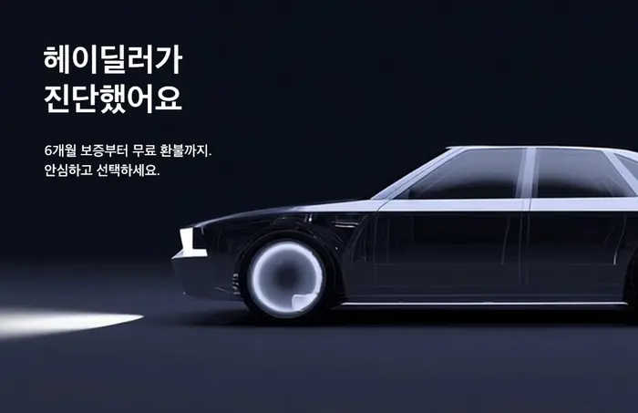 헤이딜러 마켓, 헤이딜러, 헤이딜러 마켓 후기, 헤이딜러 마켓 사용기, 중고차 구매